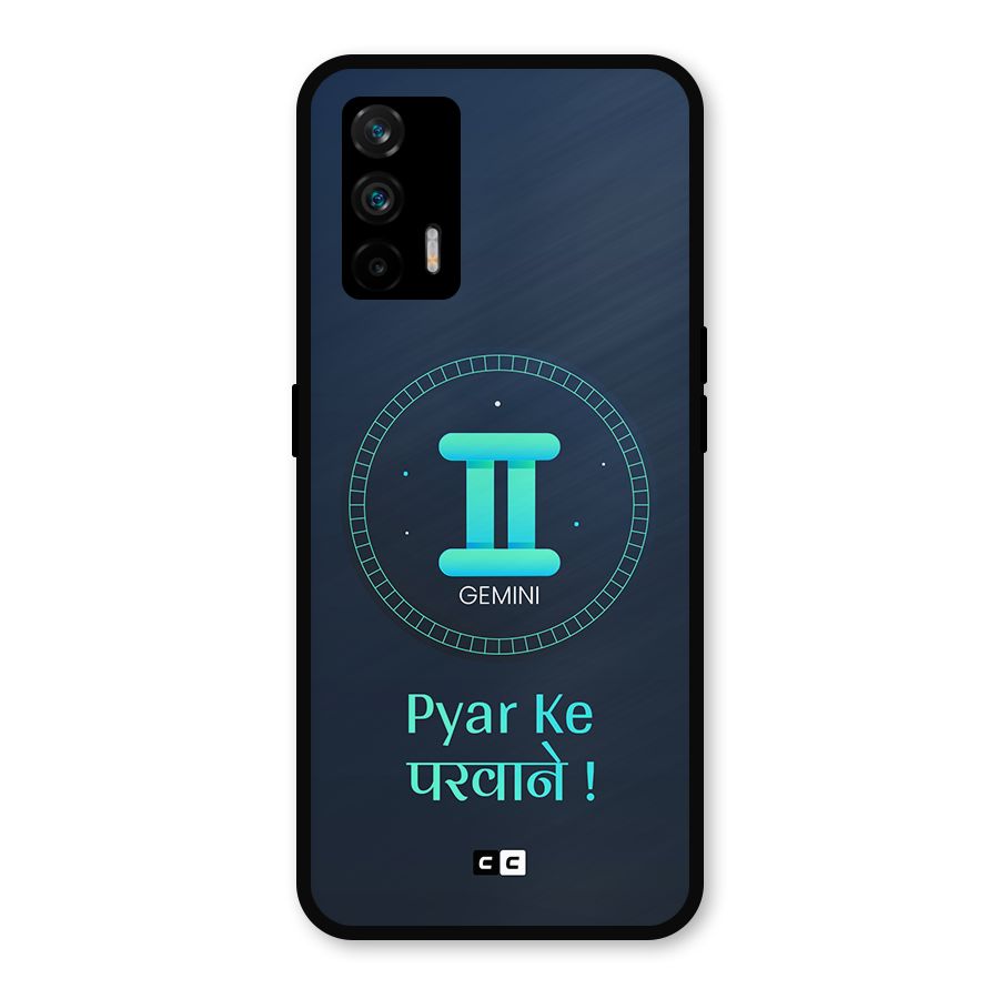 Gemini Love Metal Back Case for Realme GT 5G