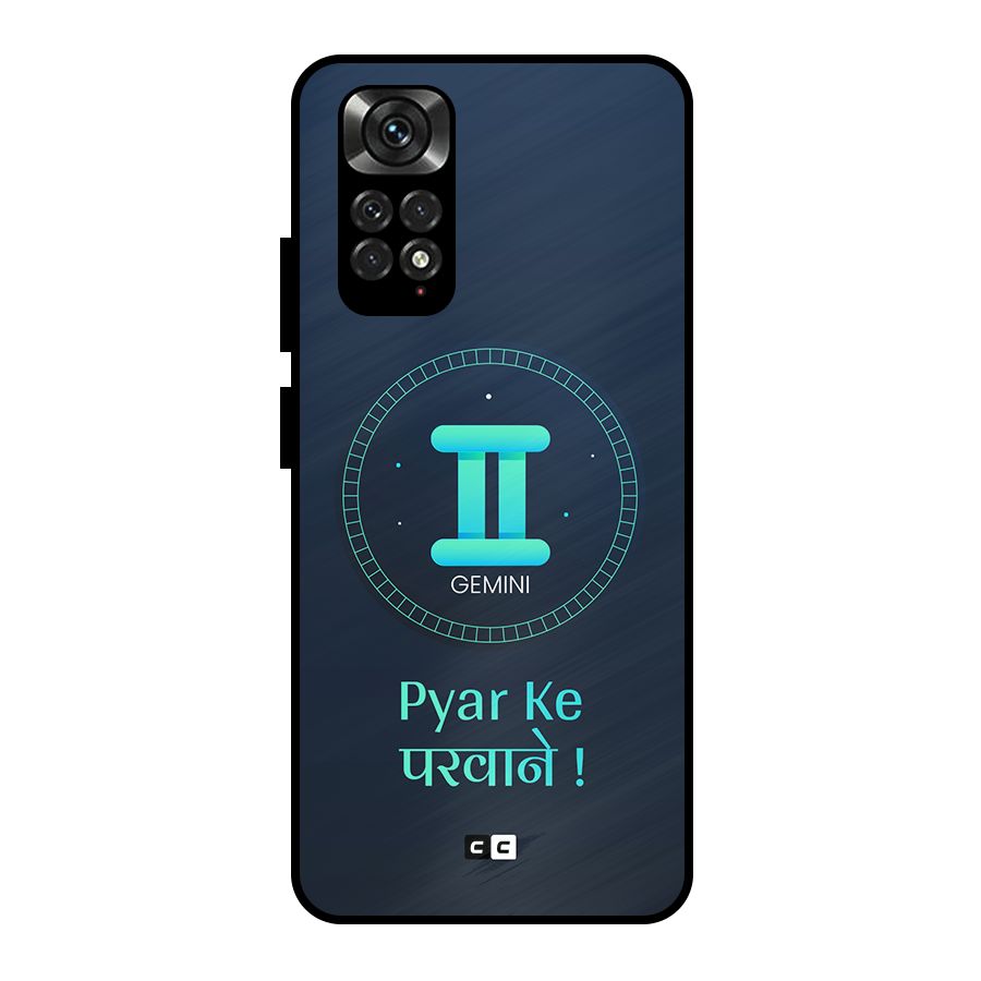 Gemini Love Metal Back Case for Redmi Note 11 Pro