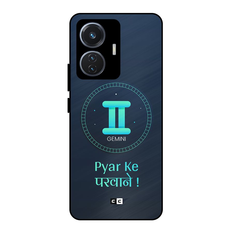 Gemini Love Metal Back Case for Vivo T1 44W