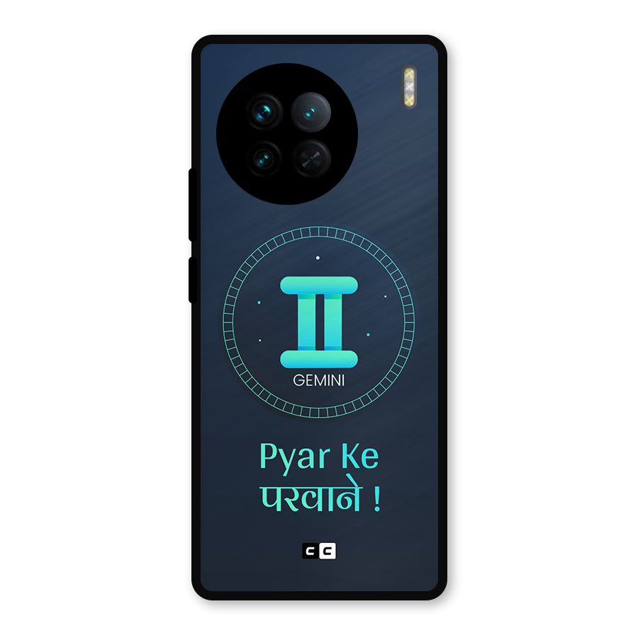Gemini Love Metal Back Case for Vivo X90