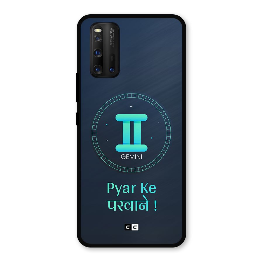Gemini Love Metal Back Case for iQOO 3