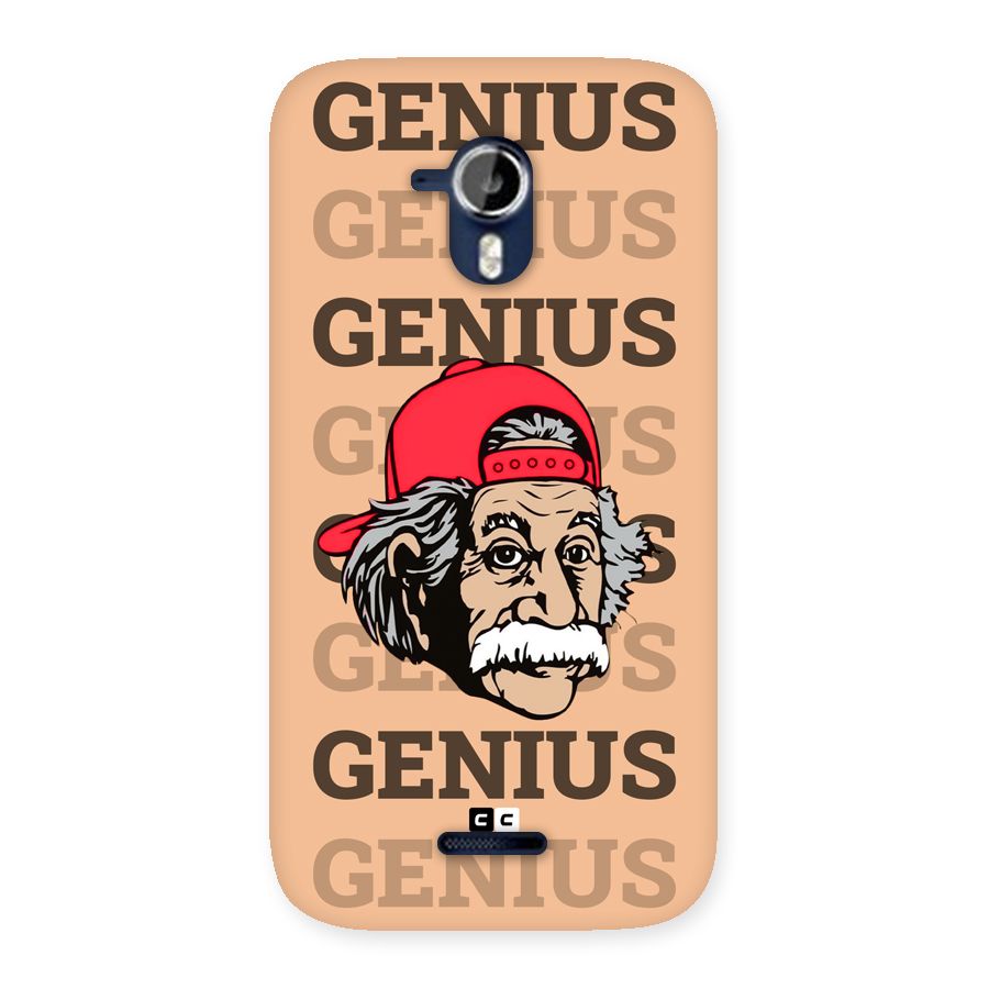 Genious Scientist Back Case for Canvas Magnus A117