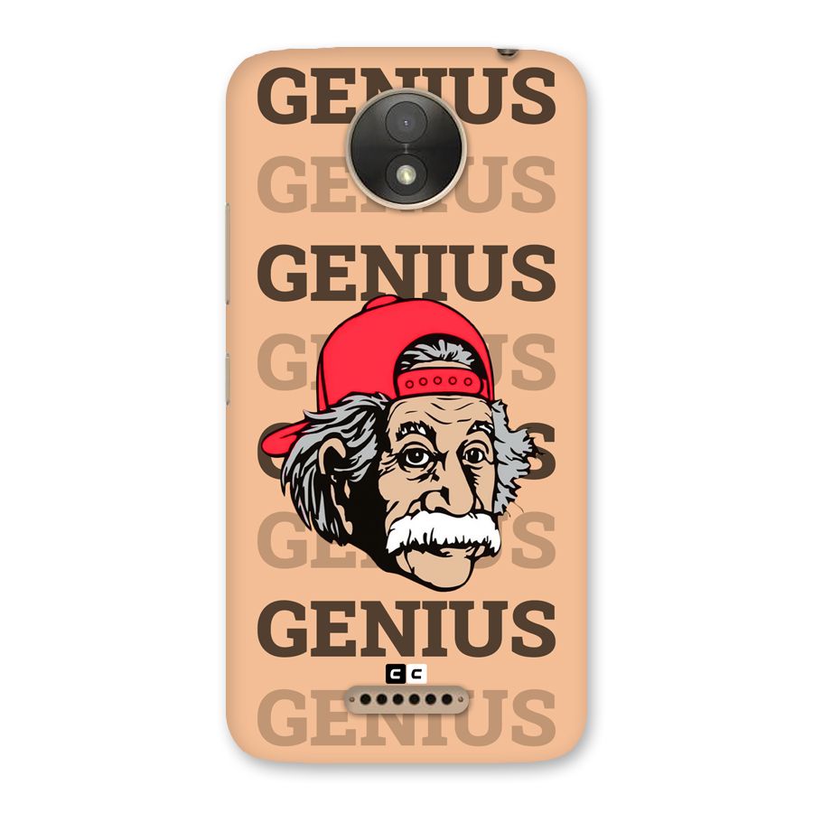 Genious Scientist Back Case for Moto C Plus