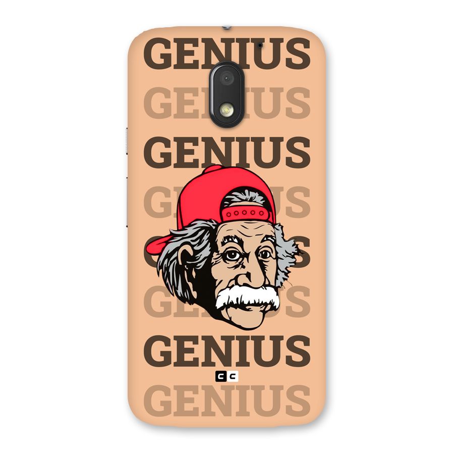 Genious Scientist Back Case for Moto E3 Power