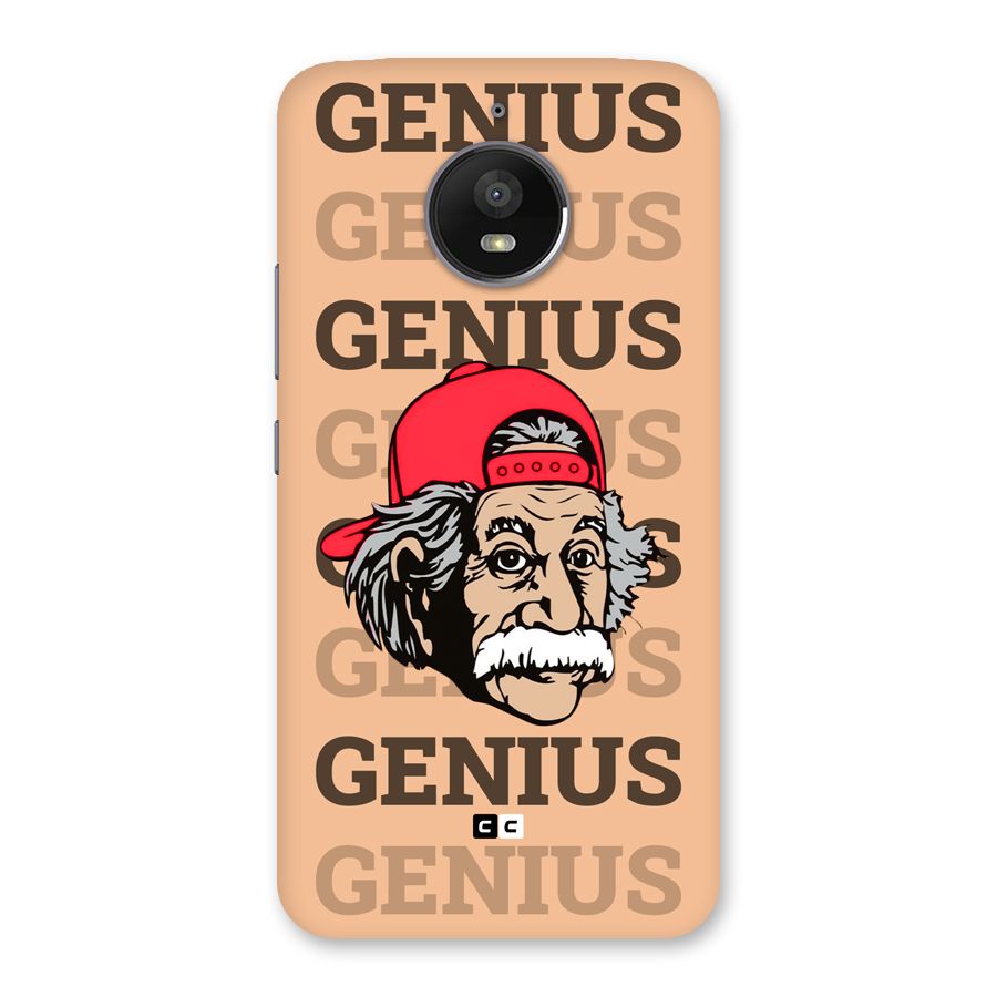 Genious Scientist Back Case for Moto E4 Plus