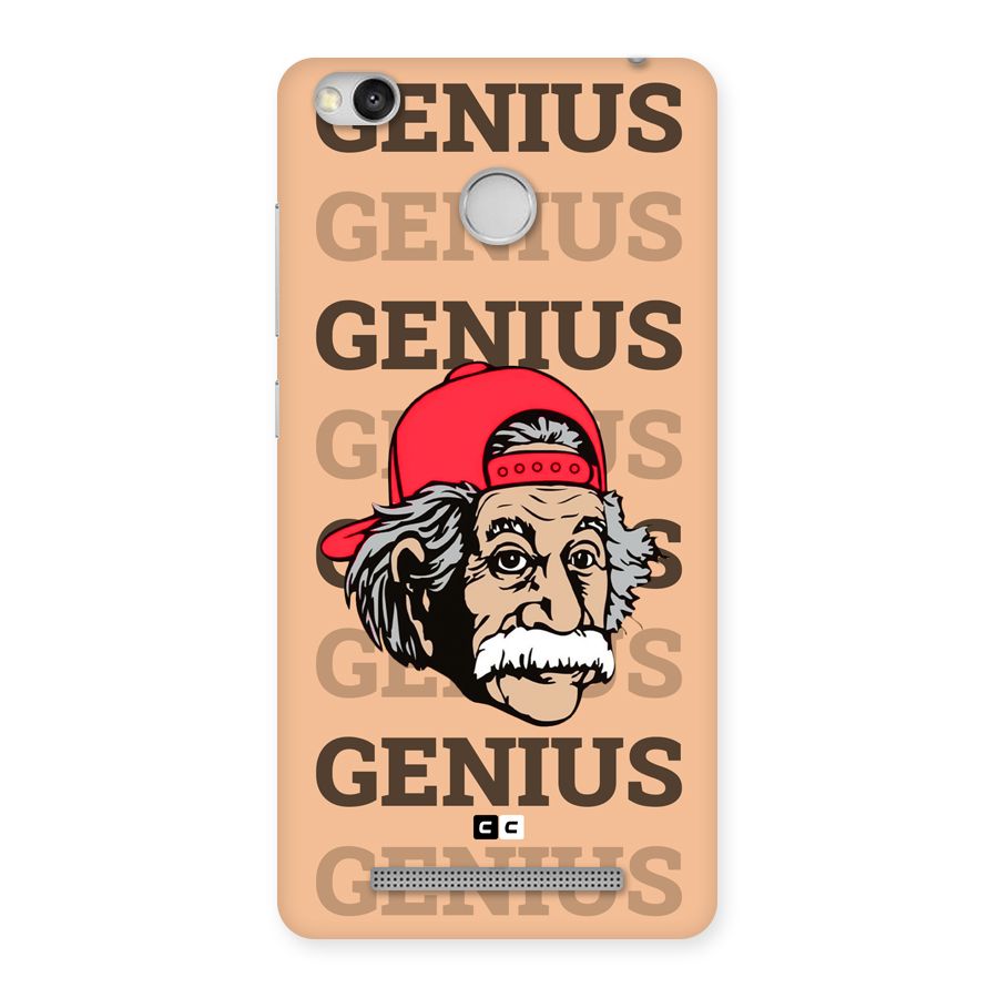 Genious Scientist Back Case for Redmi 3S Prime