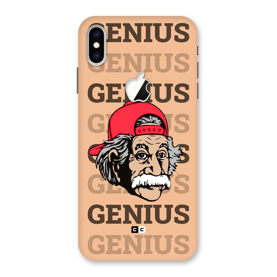 Genious Scientist Back Case for iPhone XS Max Apple Cut