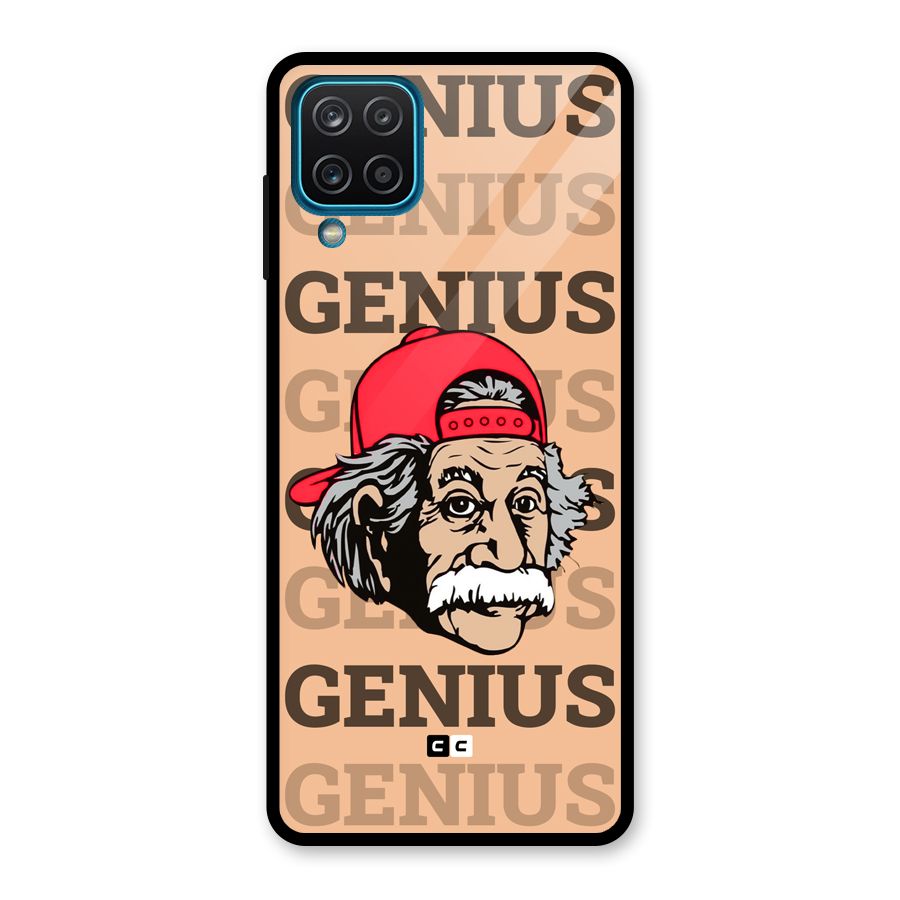 Genious Scientist Glass Back Case for Galaxy A12