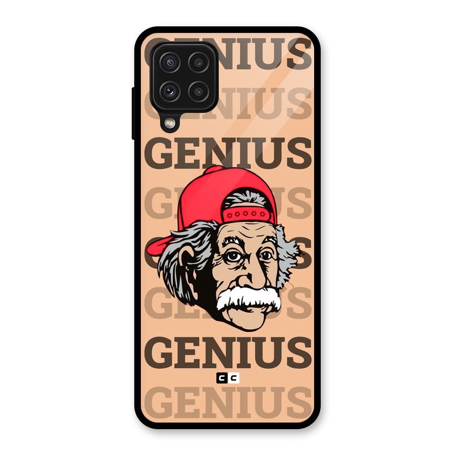 Genious Scientist Glass Back Case for Galaxy A22 4G