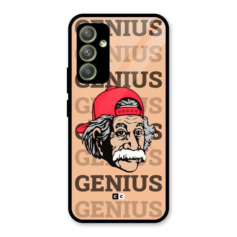 Genious Scientist Glass Back Case for Galaxy A54
