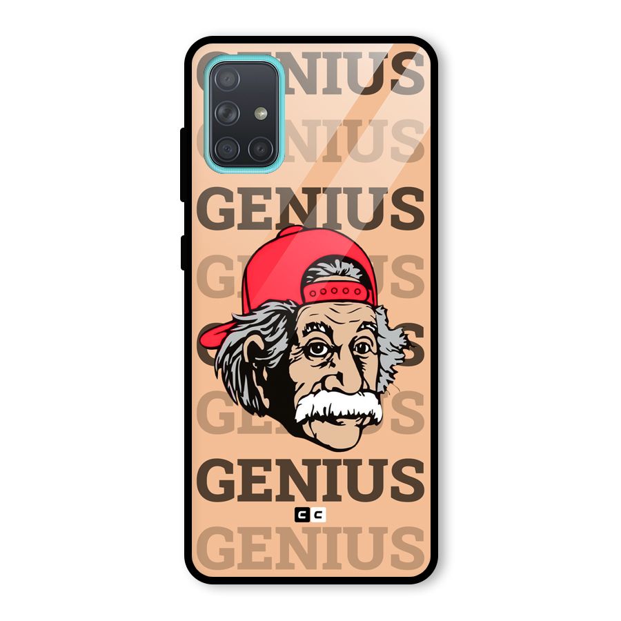 Genious Scientist Glass Back Case for Galaxy A71