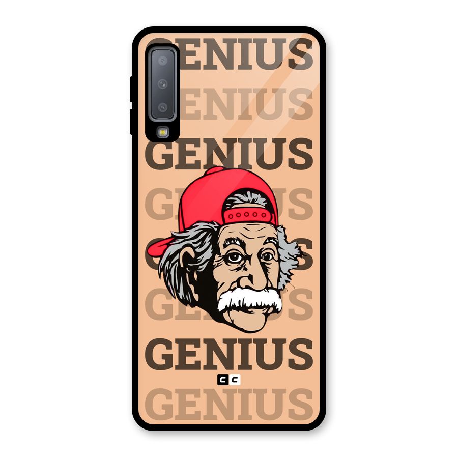 Genious Scientist Glass Back Case for Galaxy A7 (2018)