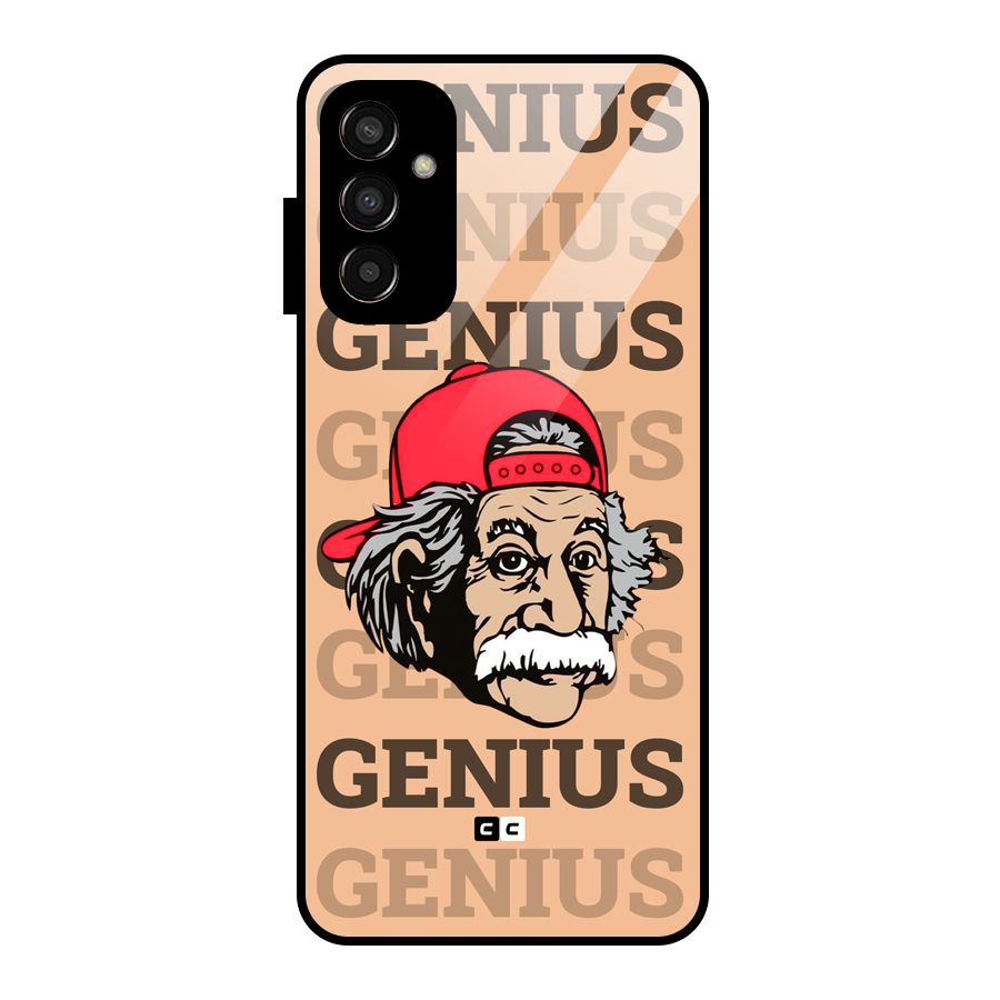 Genious Scientist Glass Back Case for Galaxy F13