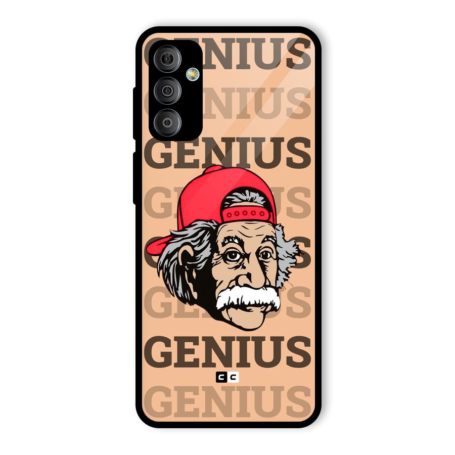 Genious Scientist Glass Back Case for Galaxy F23
