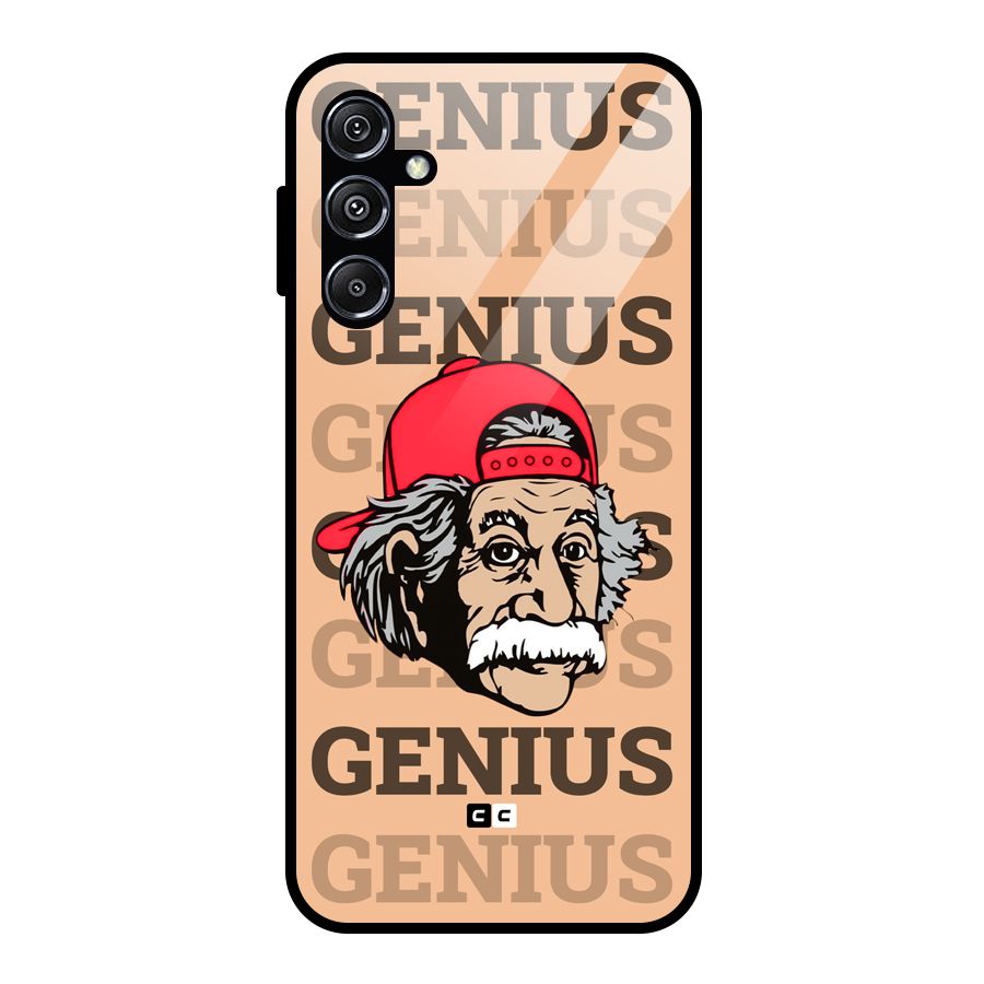 Genious Scientist Glass Back Case for Galaxy M34 5G