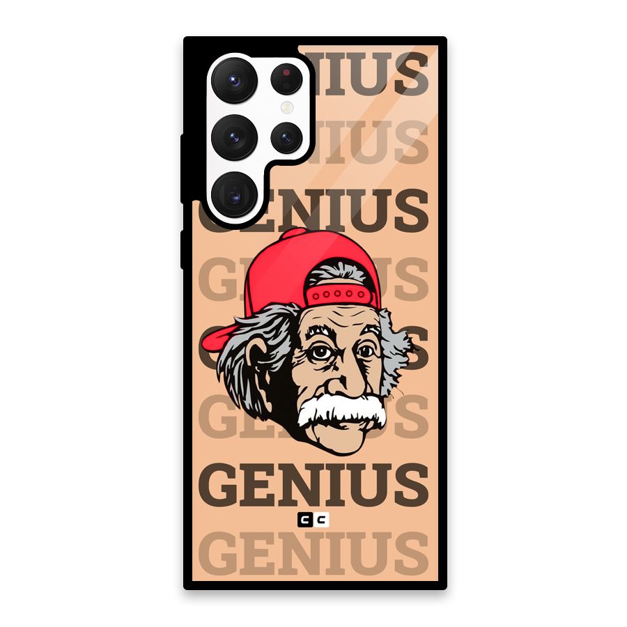Genious Scientist Glass Back Case for Galaxy S22 Ultra 5G