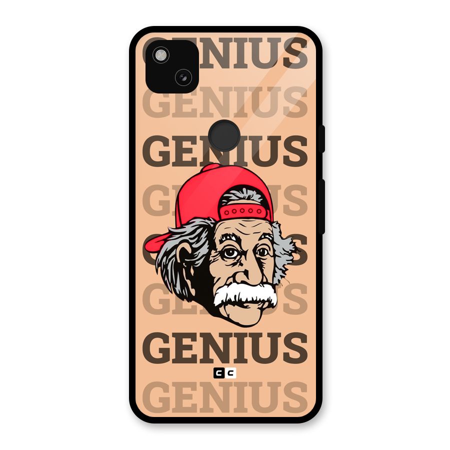 Genious Scientist Glass Back Case for Google Pixel 4a