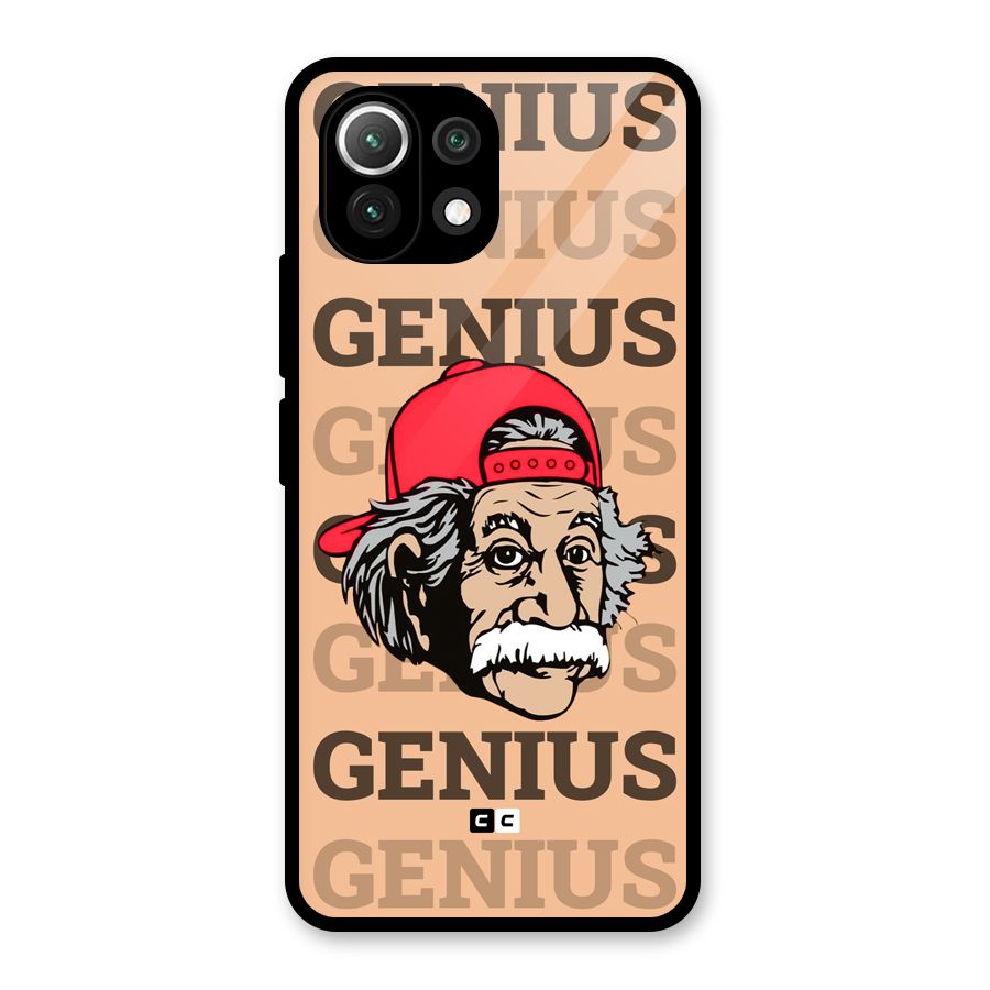 Genious Scientist Glass Back Case for Mi 11 Lite NE 5G