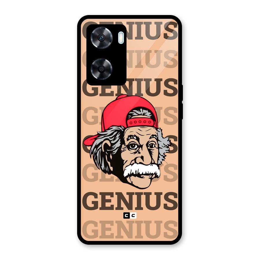 Genious Scientist Glass Back Case for Oppo A77s
