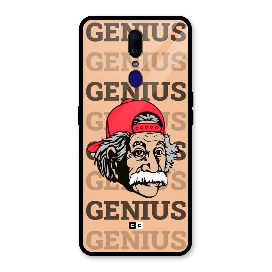 Genious Scientist Glass Back Case for Oppo F11