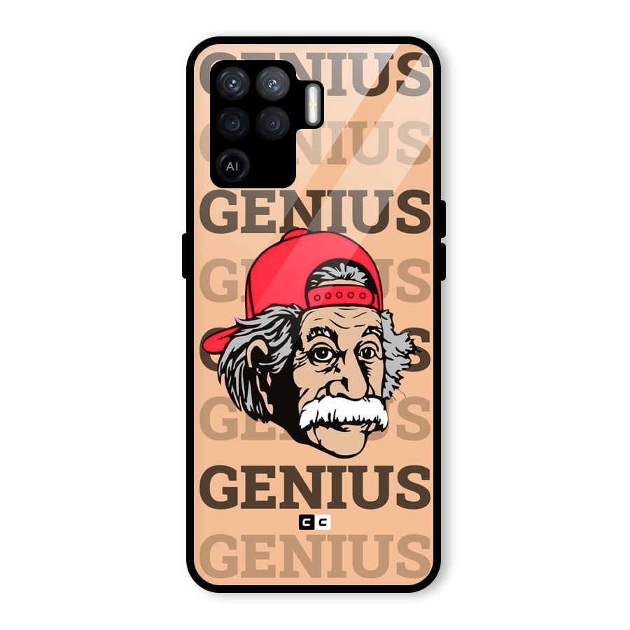 Genious Scientist Glass Back Case for Oppo F19 Pro