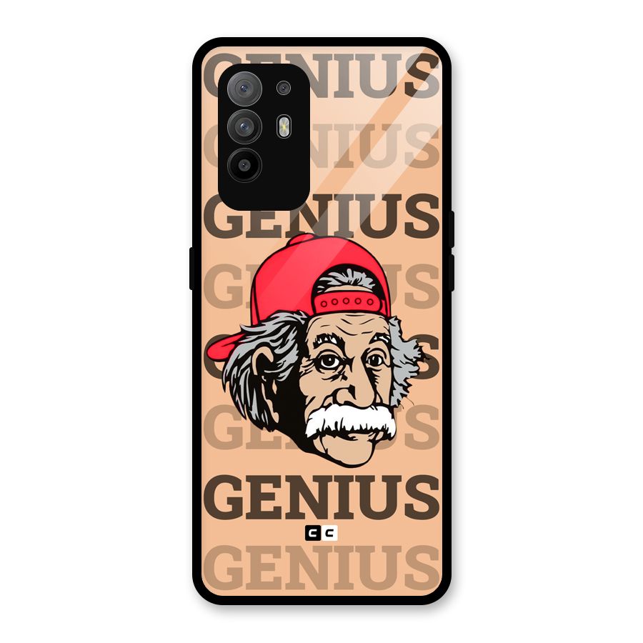 Genious Scientist Glass Back Case for Oppo F19 Pro Plus 5G