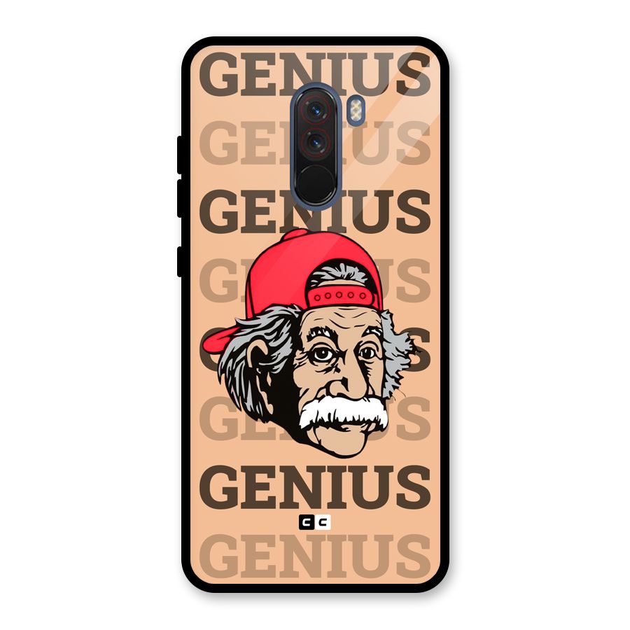 Genious Scientist Glass Back Case for Poco F1
