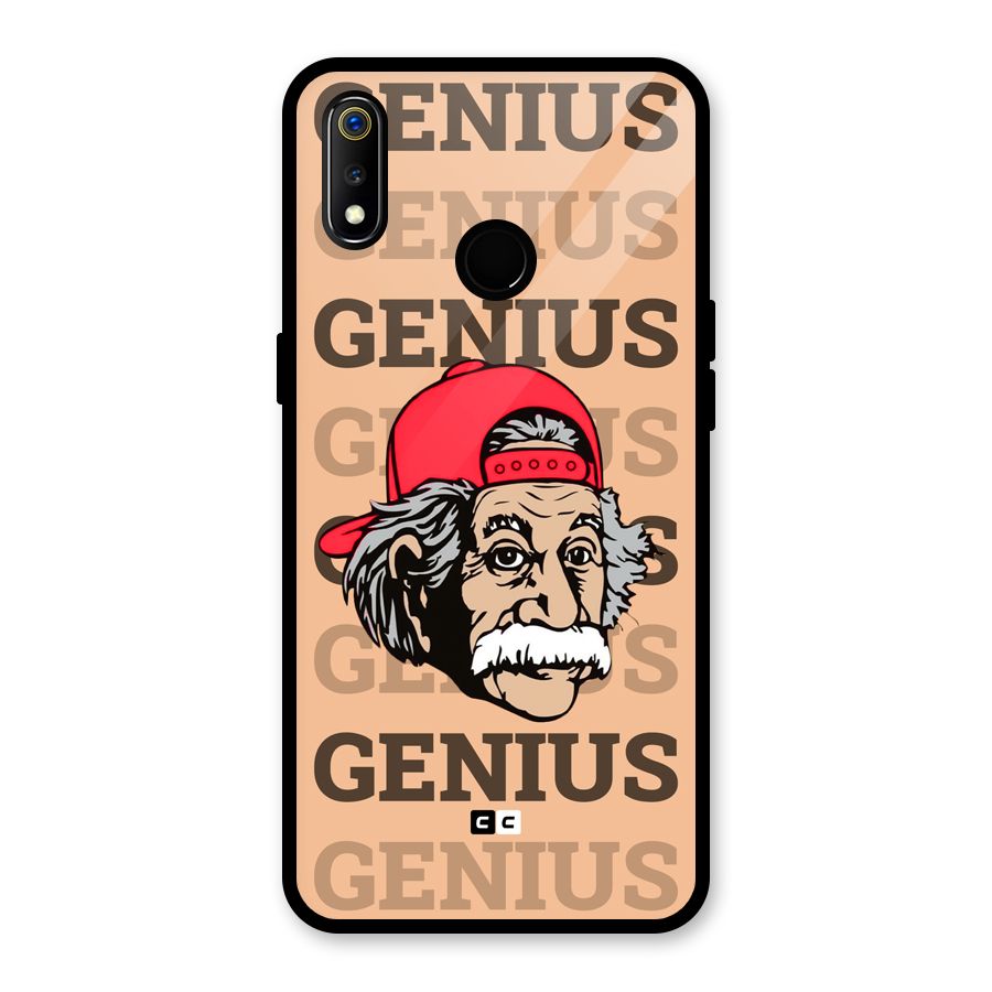 Genious Scientist Glass Back Case for Realme 3i