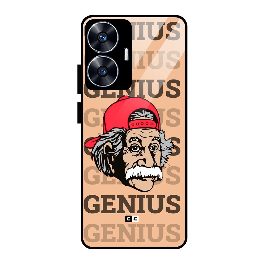 Genious Scientist Glass Back Case for Realme Narzo N55
