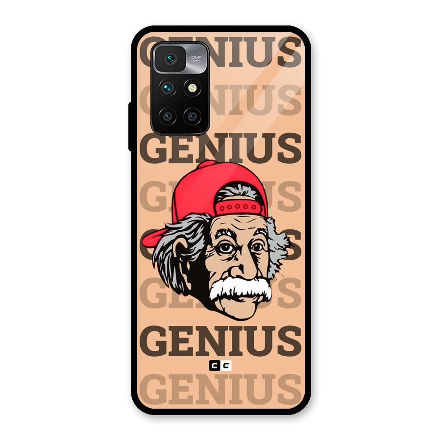 Genious Scientist Glass Back Case for Redmi 10 Prime
