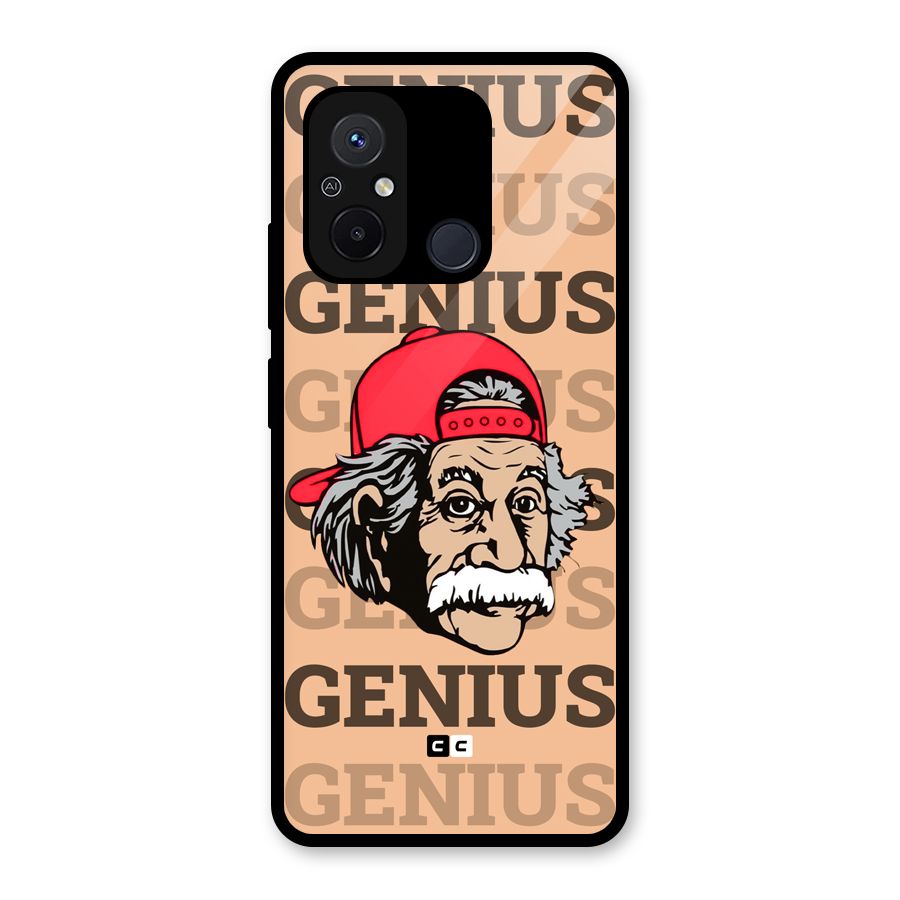 Genious Scientist Glass Back Case for Redmi 12C
