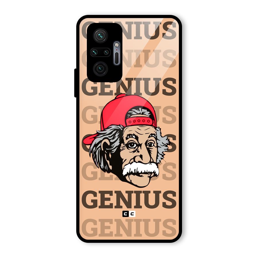 Genious Scientist Glass Back Case for Redmi Note 10 Pro