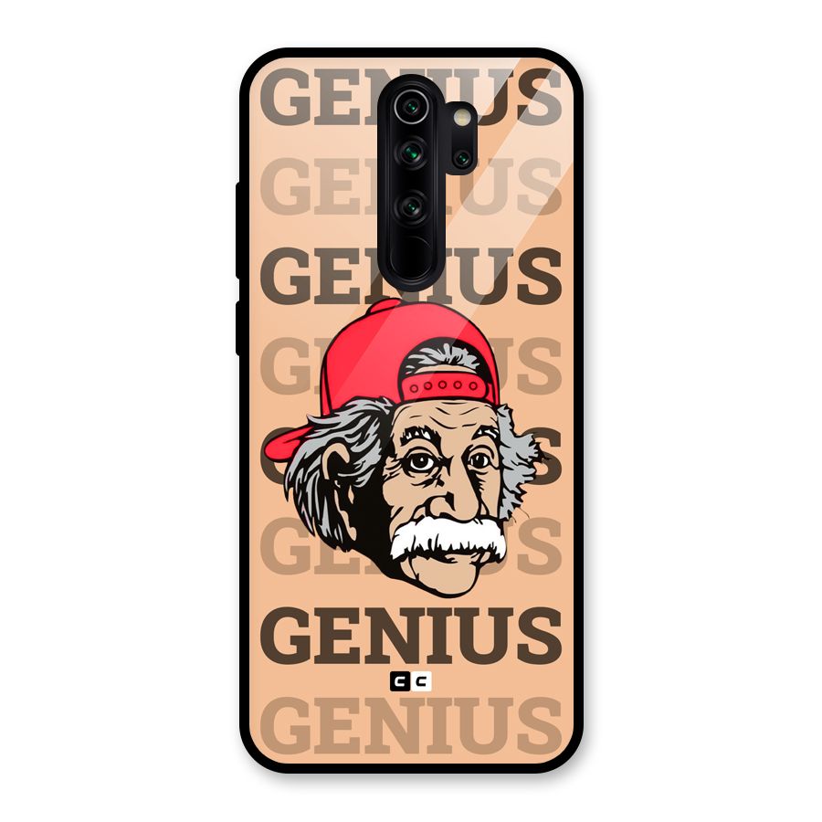 Genious Scientist Glass Back Case for Redmi Note 8 Pro