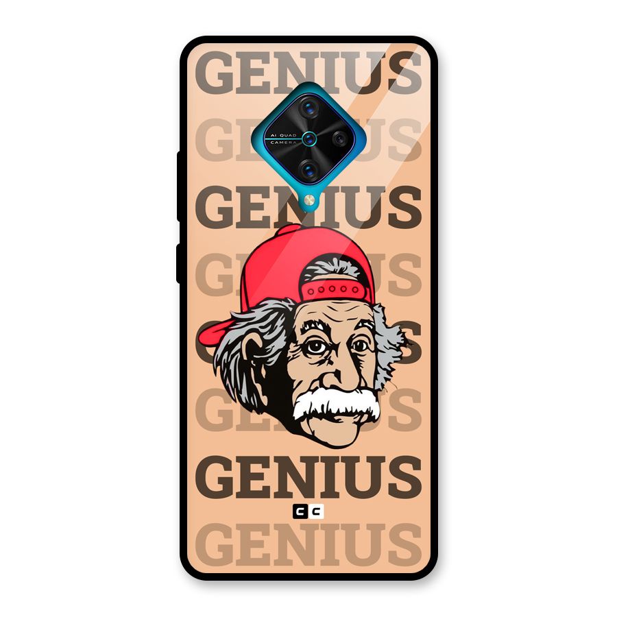 Genious Scientist Glass Back Case for Vivo S1 Pro