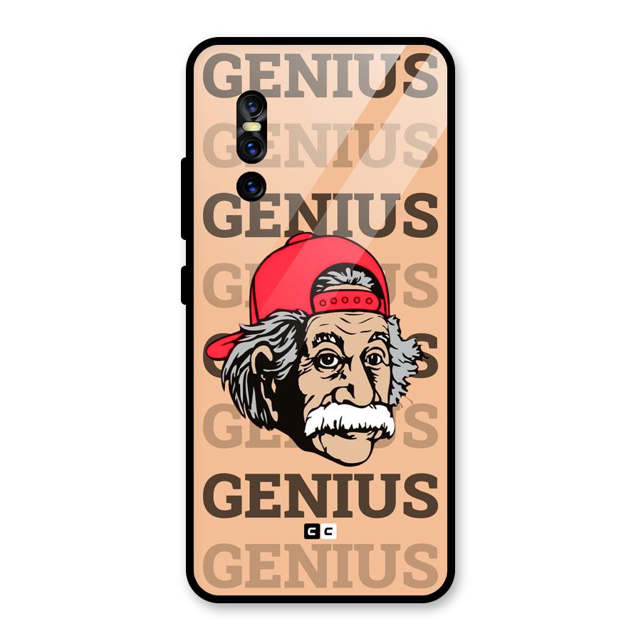 Genious Scientist Glass Back Case for Vivo V15 Pro