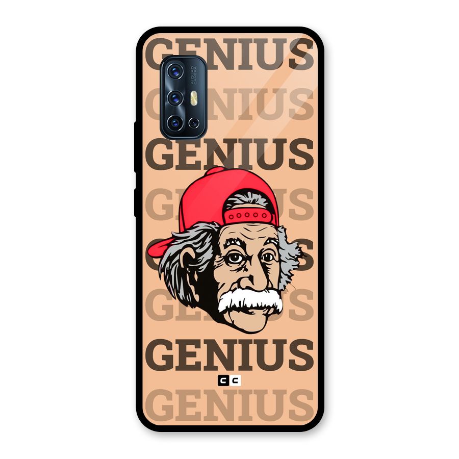 Genious Scientist Glass Back Case for Vivo V17