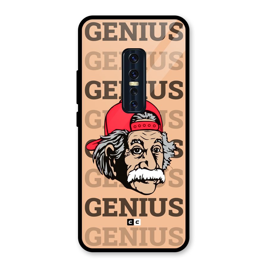 Genious Scientist Glass Back Case for Vivo V17 Pro