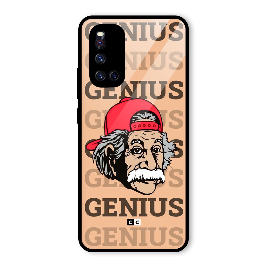 Genious Scientist Glass Back Case for Vivo V19