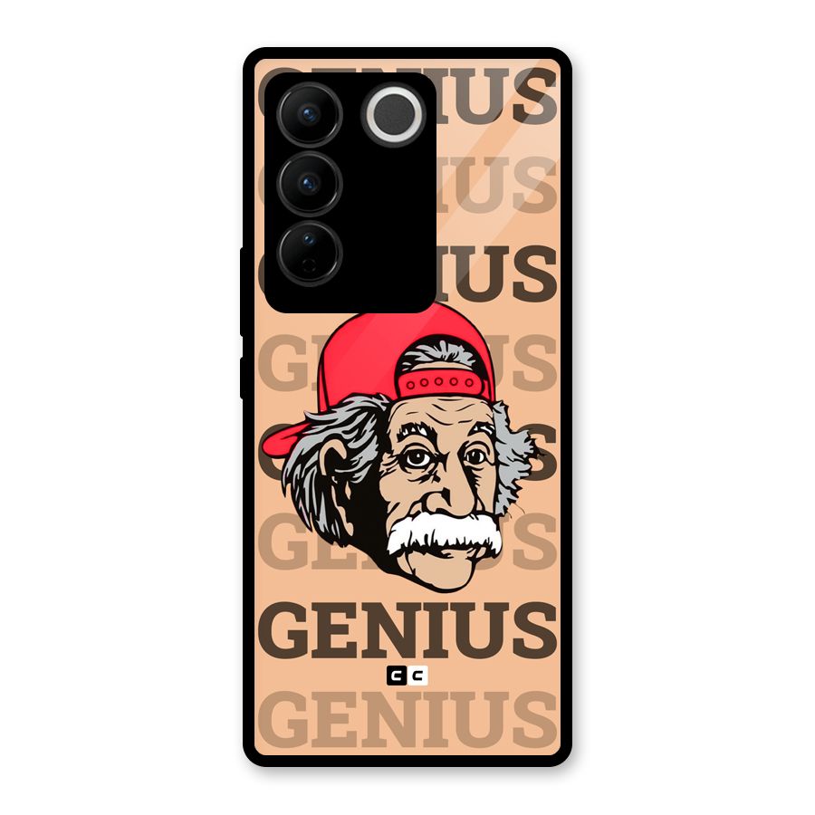 Genious Scientist Glass Back Case for Vivo V27