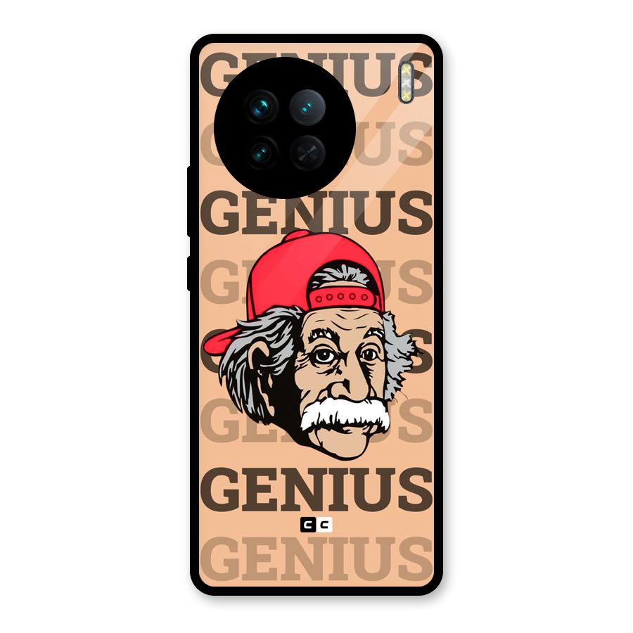 Genious Scientist Glass Back Case for Vivo X90