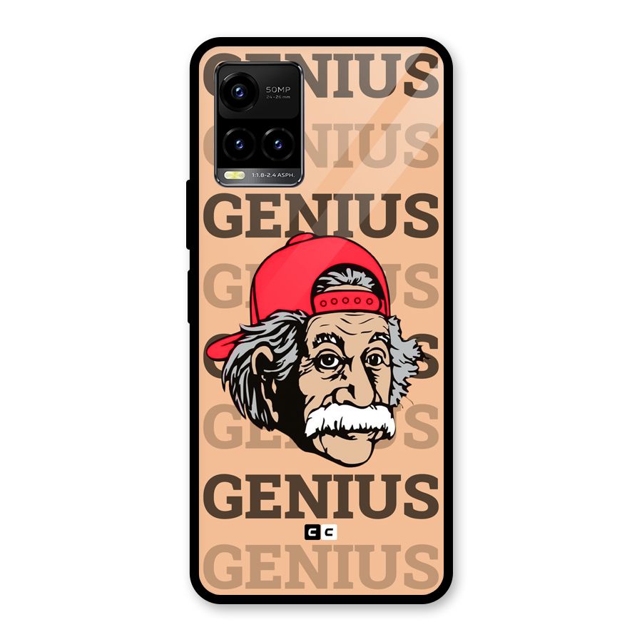 Genious Scientist Glass Back Case for Vivo Y21T
