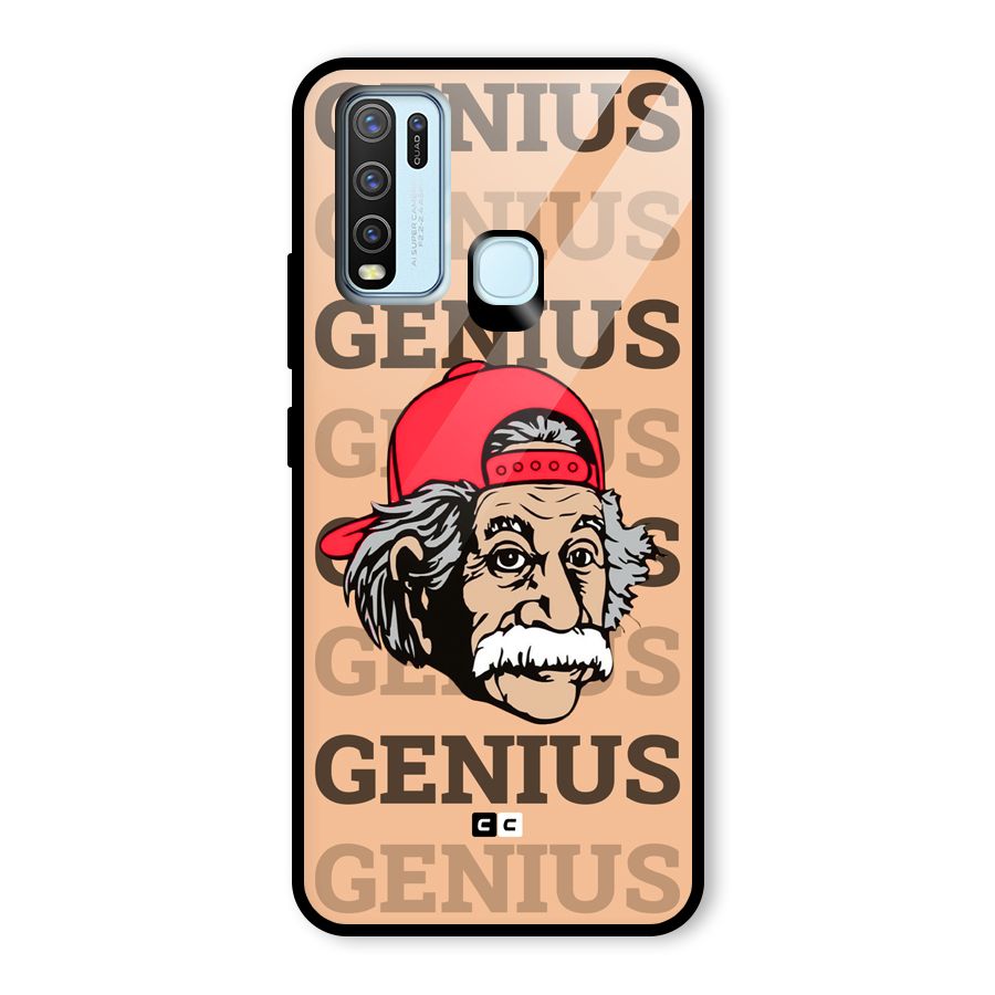 Genious Scientist Glass Back Case for Vivo Y30