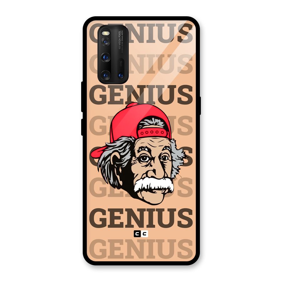 Genious Scientist Glass Back Case for Vivo iQOO 3