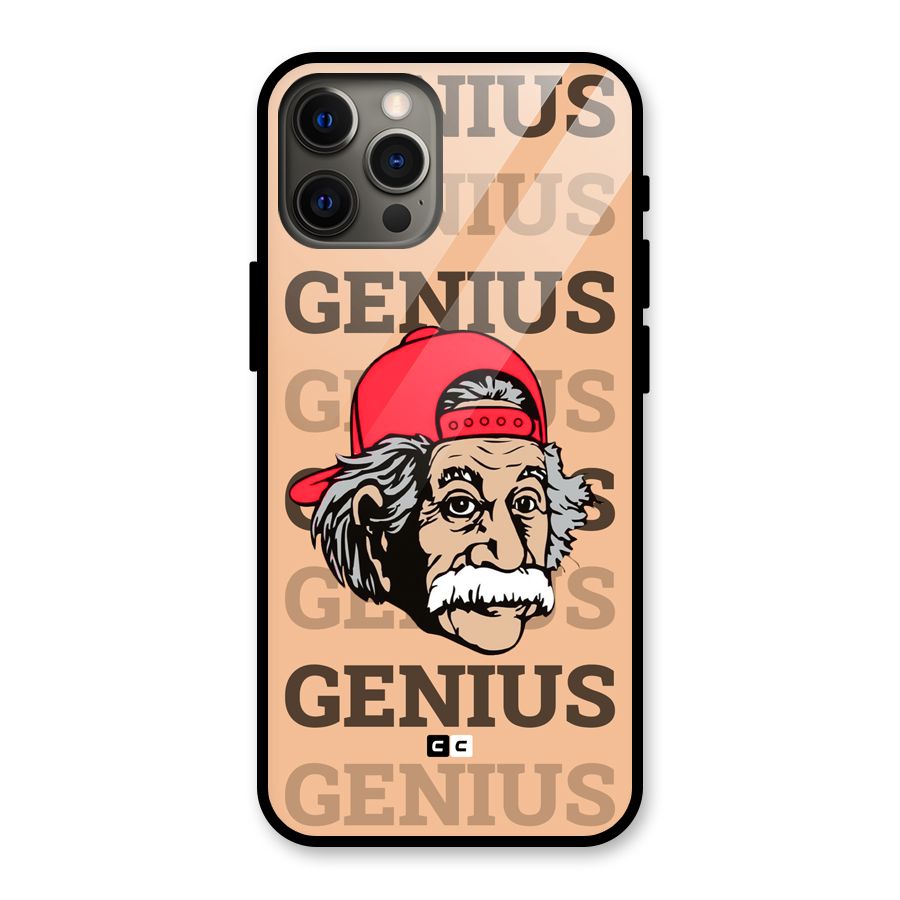 Genious Scientist Glass Back Case for iPhone 12 Pro Max