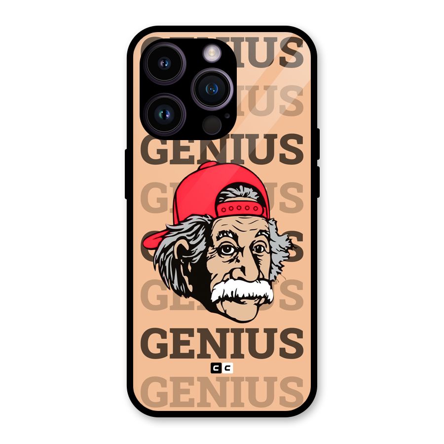 Genious Scientist Glass Back Case for iPhone 14 Pro