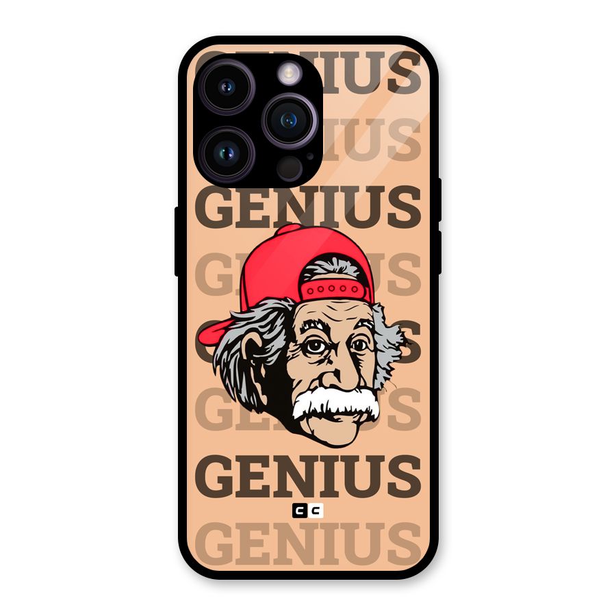 Genious Scientist Glass Back Case for iPhone 14 Pro Max