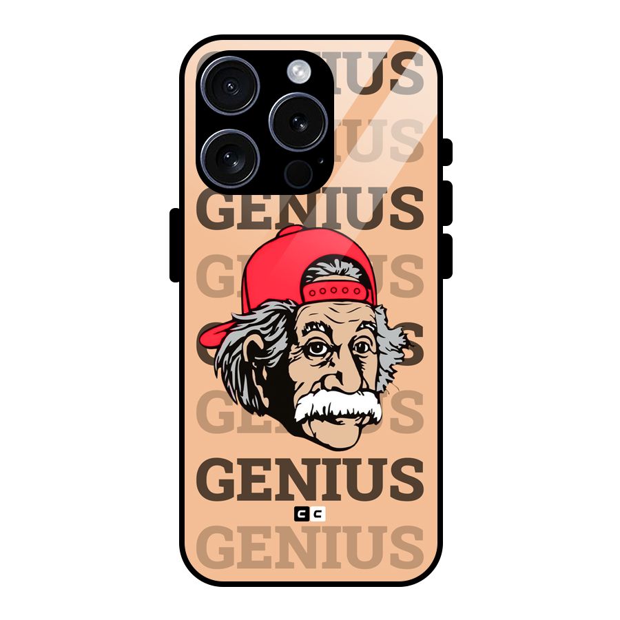 Genious Scientist Glass Back Case for iPhone 15 Pro