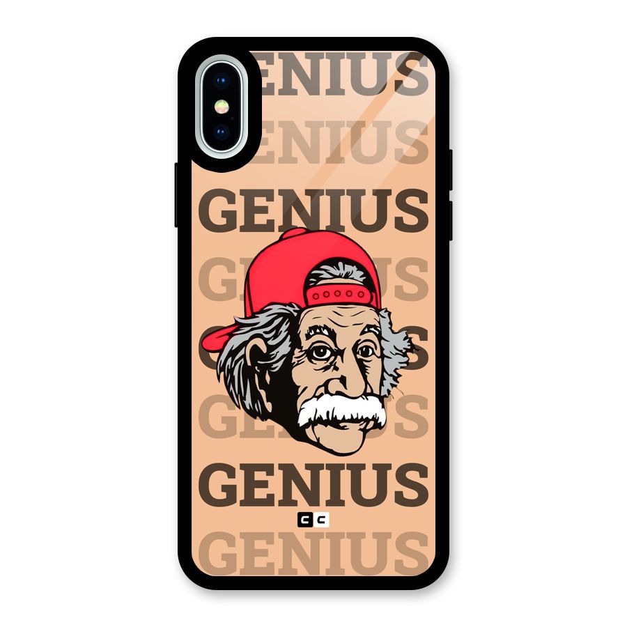 Genious Scientist Glass Back Case for iPhone XS