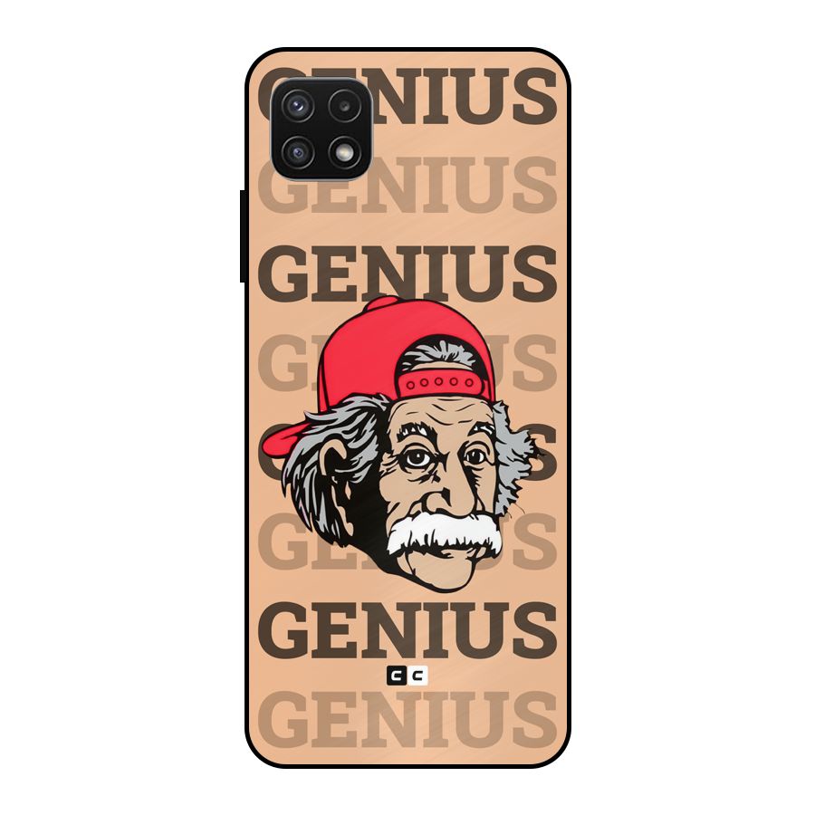 Genious Scientist Metal Back Case for Galaxy A22 5G