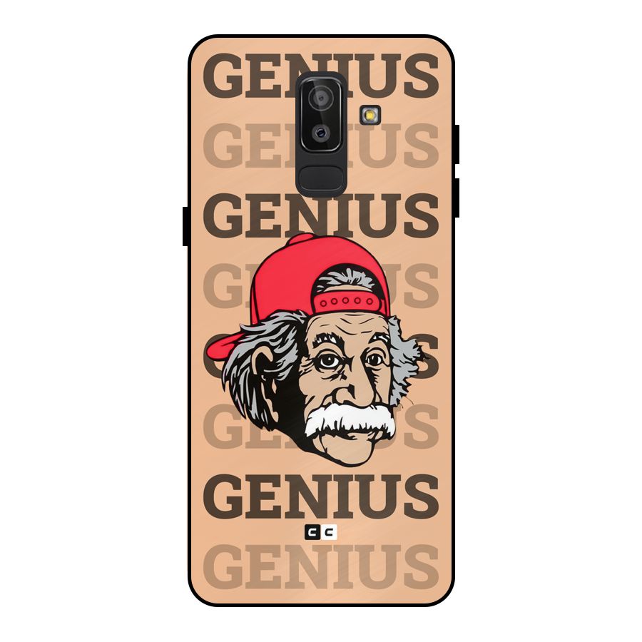 Genious Scientist Metal Back Case for Galaxy J8